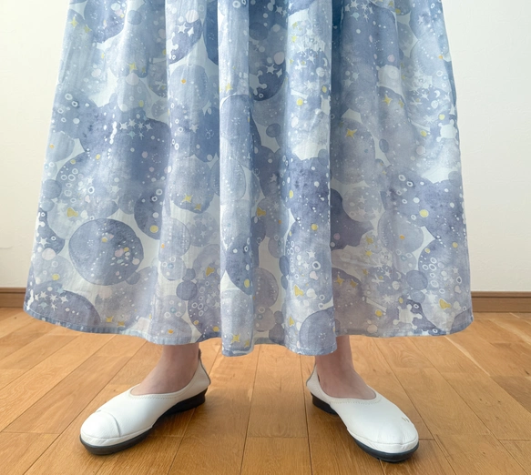 有機棉裙「星砂」