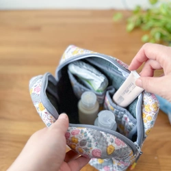 菱格紋收納包L尺寸「橄欖」