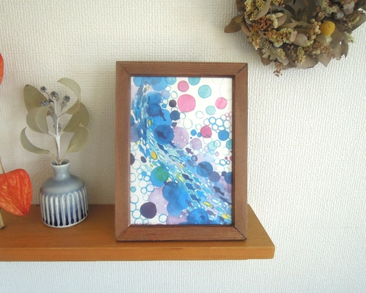 水彩迷你海報 (A5)：「魚」