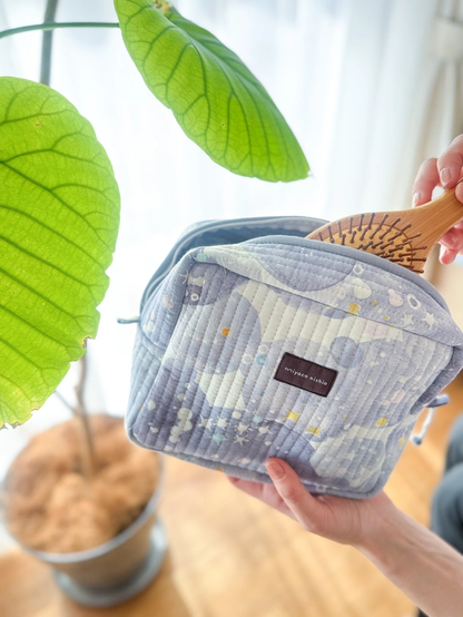菱格紋萬用包L尺寸 「天鵝」